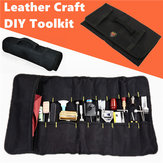 Leather Craft DIY Tools Kit Pouch Handgereedschap Opbergtas: