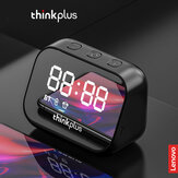 Alto-falante Lenovo thinkplus TS13 Despertador Espelho Alto-falante sem fio Bluetooth estéreo digital LED para desktop