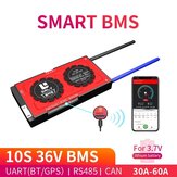 DALY BMS 10S 36V 30A 40A 60A 3.7V 18650 توصيل Bluetooth 485 الى جهاز USB NTC UART برنامج Togther Lion LiFepo4 بطارية BMS