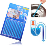 Honana BC-101 Pau de Desodorante de Pia 12 Pçs Cojunto de Desodorante de Esgoto Limpeza Mágica para Limpeza de Banheiro