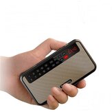 Rolton T60 Tragbarer MP3-Stereo-Player Audio-Lautsprecher FM-Radio mit LED Bildschirm Unterstützung Tf-Karte spielen