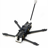 Kit de quadro de fibra de carbono de longo alcance Fera Propícia HIFIONRC 180 mm 4 polegadas com braço de 3 mm para drones FPV de longo alcance LR4.