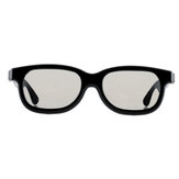 10PCS الأسود جولة النظارات المستقطبة 3D لدي في دي إل سي دي فيديو مسرح لعبة التلفزيون الفيلم
