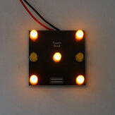DIY Kit Electronic Dice Touch Control LED Lamp Circuit Experiment for Welding Beginner