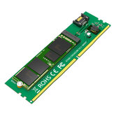 Maiwo KT040 M.2 Katı Hal Sürücü SATA DDR4 Masaüstü PC için Güç Kaynağı Kart Adaptörü Kart Dönüştürücü 