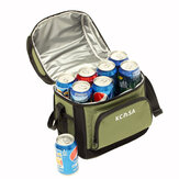 KCASA KC-CB01 12 dobozos puha hűtőtáska utazási piknik tengerparti kemping étel konténeres táska kemény béléssel 