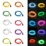 1M 10 cores 3V Flexível de fio EL Neon Light dança decoração de festa com controlador de bateria