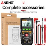 ANENG M109 Digital Multimeter 4000 count AC/DC Voice Broadcast Electrical Instruments Tester Auto Multimetro Profesional Meter