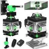 Nível a laser autonivelante de feixe de luz verde super poderoso com 16 linhas horizontais e verticais a 360°