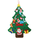 DIY Keçe Noel Ağacı Keçe Asılık Noel Ağacı Ev Duvar Süslemeleri Çocuklar için Yılbaşı Hediyeleri
