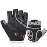 Die Firma Wheelup S141 präsentiert Herren-Sport-Handschuhe für das Radfahren, fingerlos, rutschfest, stoßdämpfend und atmungsaktiv.