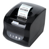 Xprinter XP-365B Thermische Kassabonprinter Rekeningsprinter Barcodes QR-codesprinter USB-poort voor supermarkten, winkels en restaurants voor XP Windows 7 8 10