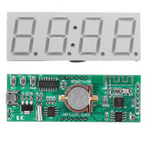 Módulo de relógio digital com tela de tubo de 0,8 polegadas, relógio eletrônico digital automático DIY