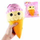 SanQi Elan Squishy Ice Cream Cone Jumbo 22cm Licensed Slow Rising With Συσκευασία Συλλογή Δώρο Μαλακό Παιχνίδι