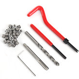 30st M6 x1.0 Helicoil Herstellen Draad Reparatie Tools Draad Insert Kit Compatibel Hand Repareren Tool: