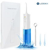 LOSKII LK-WF1 Portable Oral Irrigator IPX7 Waterproof Dental Water Flosser Magnetic Charging Water Jet Flosser