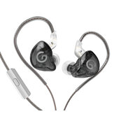 KZ GK-G1 Dynamic In-Ear Wired Earphone HiFi Noice Cancelling Sport Game Earphone Detachable Cable Earplugs Headphone With Microphone