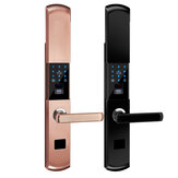 Fingerprint Touch Password Keypad Card Security Electronic Smart Door Lock With APP Control