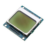 Módulo de display LCD 5110 compatível com a tela 3310, compatível com SPI, incluindo 5 peças