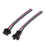 4pin mâle / câble métallique de connecteur femelle pour rgb LED bande de lumière
