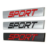 Emblème métallique pour aile arrière de voiture de sport pour Jetta Golf Polo