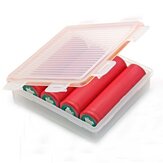 Transparenter Batteriehalter für 4 Zellen 18650-Batterien 8 CR123A-Batterien, tragbare Organizer-Aufbewahrungsbox