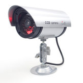 Κούκλα Πλαστική Κάμερα Ασφαλείας Flash LED CCTV μεταλλικής βάσης