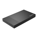 ORICO Gabinete de disco rígido portátil de 2,5 polegadas Type-C USB3.1 GEN1 Type-C 5Gbps 4TB Max Tool Free SSD Caso com cabo UAB A a C