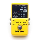 NUX Loop Core Looper Gitar Efekt Pedalı 6 Saat Kayıt Süresi 99 Kullanıcı Hatıraları Davul Desenleri TAP Tempo