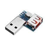 Placa adaptadora USB Conector USB fêmea para Micro USB Conector macho para fêmea Header 4P 2.54mm