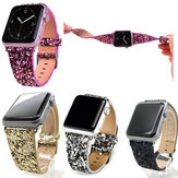 Glitter-Uhrenarmband-Ersatz für Apple Watch Series 1, 38mm/42mm