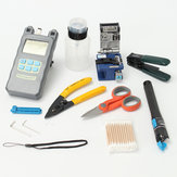 LiteArk TK16 11-IN-1 Fibra óptica FTTH herramientas Kit Medidor de potencia FC-6S Fibra Cleaver