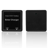 Caixa de Junção Solar USB Dupla com Regulador de 5-20V para 5V 3A para Painel Solar DIY