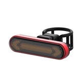 Vezeték nélküli USB-töltésű távirányítós indexelő kerékpár hátsó lámpa 50 lumen