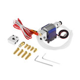 TWO TREES® 12V V6 J-head Extruder 1.75mm Volcano Block Long Distance Nozzle Kits With 8pcs Nozzle & Cooling Fan for 3D Printer