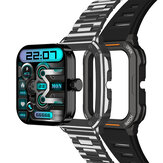 BlitzWolf® BW-GTC3 1.99 inch HD Scherm Dual bluetooth Hartslag Bloeddruk SpO2 Gezondheidsmonitoring bluetooth Oproep Kompas Smartwatch met Vervanging van de Behuizing
