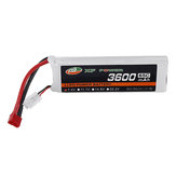 Batteria Lipo XF POWER 7.4V 3600mAh 65C 2S T Plug per auto RC