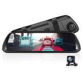 JUNSUN A9602 1080P 4G 3G 2G WiFi bluetooth Android 8.1 ADAS DVR para carro com câmera de visão traseira