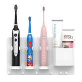 Verstellbarer Zahnbürstenhalter von Jordan und Judy mit Zahnpasta-Aufbewahrung, Rasierer und Bürste für das Badezimmer für /Soocas/Oclean/ Zahnbürste