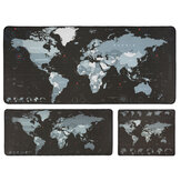 Большой игровой коврик для мыши World Map для компьютера Геймера Коврик для мыши Большой коврик для мыши Подставка для мыши с резиновым покрытием Клавиатурный коврик