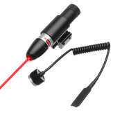 Red Laser Strahl Dot Sight Scope Taktische Fass Schienenmontage mit Ferndruckschalter