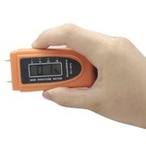 Medidor de humedad digital mini MD816 para madera. Rango de 5%~40%. Prueba el contenido de humedad de la madera con una resolución del 1%