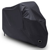 190T schwarze Sonnenschutzabdeckung Planen wasserdichtes Tuch mit Löchern für Motorrad Elektrofahrrad Roller