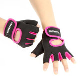 KALOAD 1 para rękawiczek fitness Antypoślizgowe rękawiczki do ćwiczeń sportowych z odkrytymi palcami Rękawiczki do ćwiczeń w siłowni