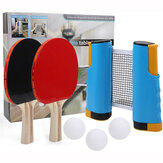 Ensemble de tennis de table avec cadre de filet télescopique portable Sports Décompression Jouets d'intérieur