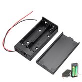 Caixa de bateria recarregável para 5 pilhas 18650 com placa e interruptor para 2 pilhas 18650, kit de caso DIY