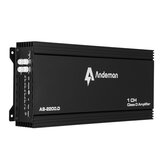 Andeman AS-2200.D Amplificatore per auto Monoblock 2000W 2-8 Ohm Classe D Singolo canale Subwoofer Doppio trasformatore HIFI Audio digitale Bluetooth