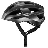 ROCKBROS Fahrradhelm mit Rücklicht, USB-Ladung und drei Beleuchtungsmodi. Verstellbarer Mountainbike-Helm.