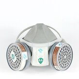 Αντι-Σκόνη PVC Μάσκα αερίου Αναπνευστικό Φίλτρο Αντι-Σκόνη Προστατευτική Ζωγραφική Μάσκα Ψεκασμού