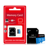 بطاقة MicroDrive ذاكرة TF بطاقة Micro SD عالية السرعة Class10 16GB 32GB 64GB 128GB مع محول SD للهاتف المحمول لجهاز PSP لعبة كونسول MP3 كاميرا طائرة بدون طيار